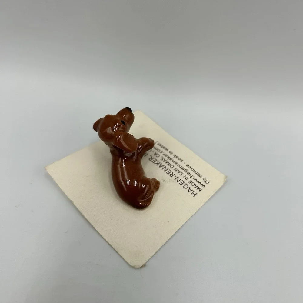 Hagen-Renaker Bone China Dachshund Dog Figurine Miniatures‎ 1995